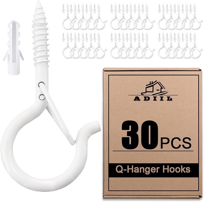 ADIIL 30 PCS Q Hanger Hooks by ADIIL