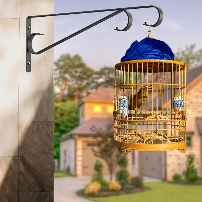 Plant Hangers Outdoor Plant Hooks Heavy Duty Iron Plant Hanger Hook - Image 7