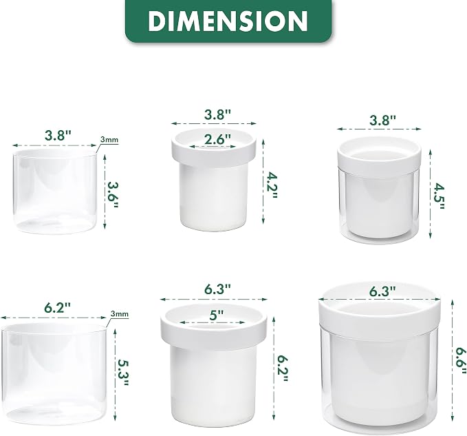 Phoenix Vine 6 Inch 4 Inch Self Watering Planter - Image 3