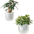 Melphoe Self Watering Pots for Indoor Plants Planter, 8.3/5.3 Inch 2 Pack by Melphoe