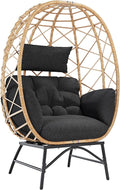 SWITTE Wicker Egg Chair Outdoor, Oversized Patio Lounge Chairs by SWITTE