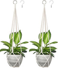 Dahey Macrame Plant Hanger Indoor Hanging Planter Basket Handmade Woven Cotton by Dahey