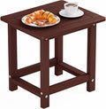 YEFU Outdoor Side Table for Patio: 16" HIPS Weather by YEFU