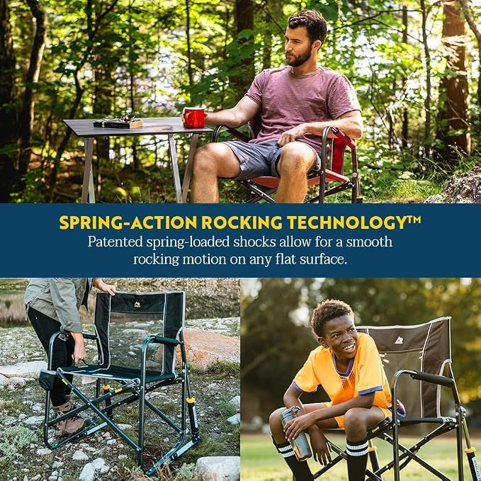 GCI Outdoor Freestyle Rocker Camping Chair | Portable Folding Rocking Chair - Image 4