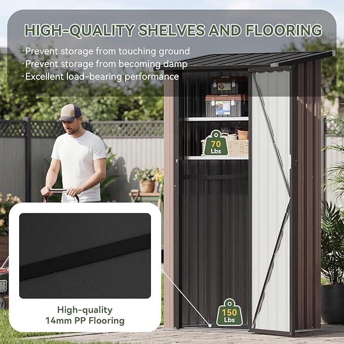 Aoxun Outdoor Storage Shed - Image 3