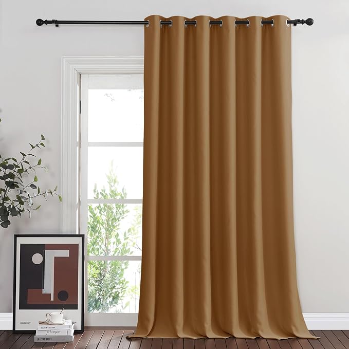 NICETOWN Gold Brown Blackout Curtains - Image 8