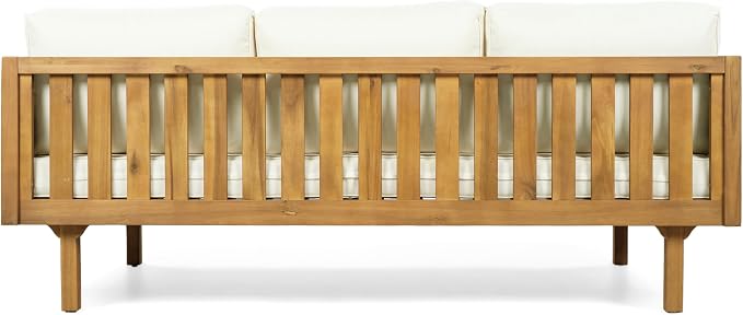 Christopher Knight Home Rosie Acacia Wood Outdoor Daybed Sofa - Image 9