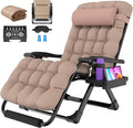 Suteck Oversized Zero Gravity Chair, 33In XXL Outdoor Recliner Chair by Suteck