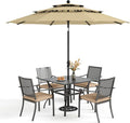 PHI VILLA 5 Pieces Outdoor Dining Set by PHIVILLAThepioneerofcomfortablehouseholdsupplies