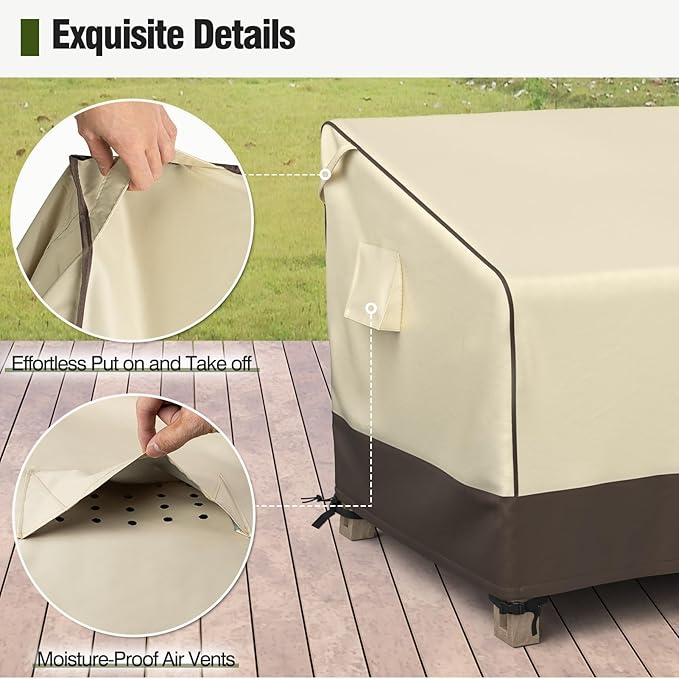 MR. COVER Outdoor Couch Cover Waterproof, Patio Furniture Covers - Image 5