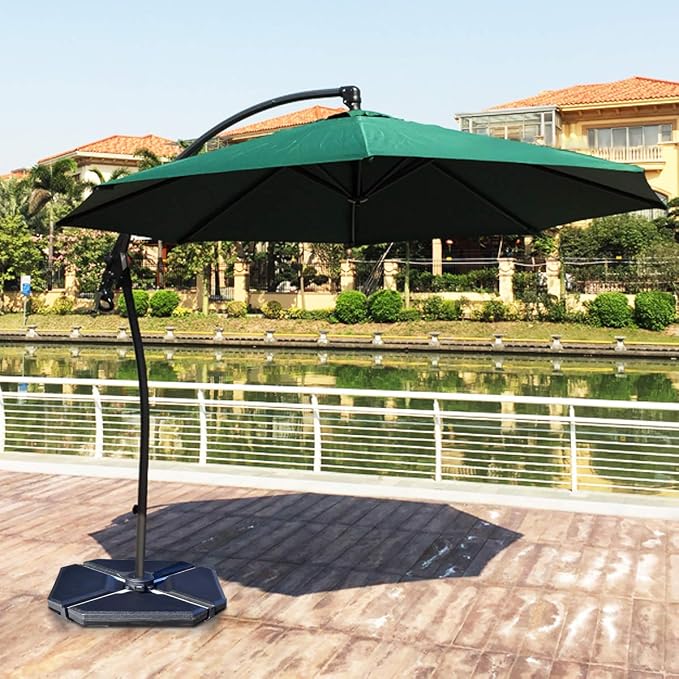 Tangkula 4PCS Cantilever Offset Patio Umbrella Base Weight Stand, 195lbs - Image 3