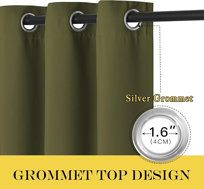 NICETOWN Blackout Curtains 84 Inch Length, Thermal Insulated Curtains - Image 6