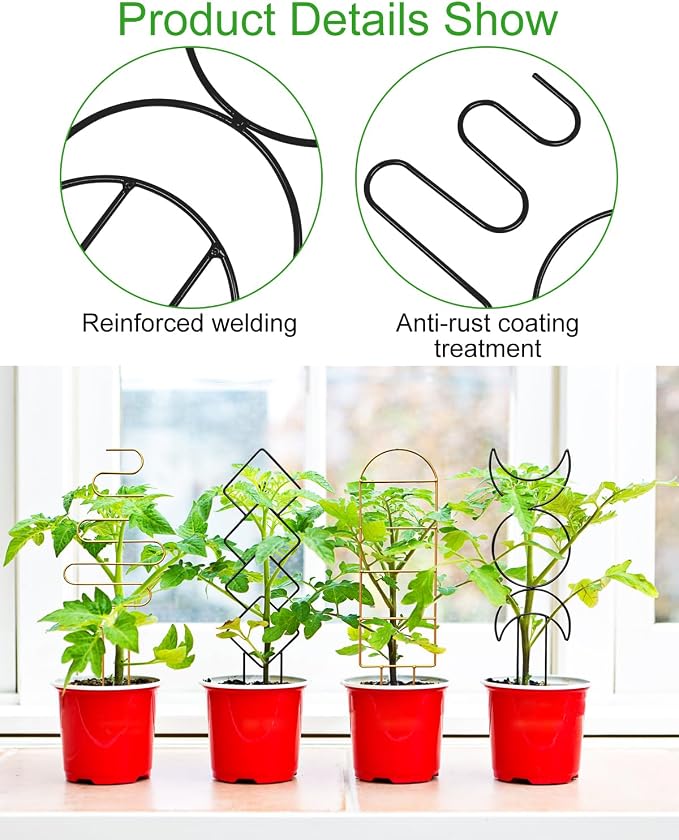 4 Pack Indoor Climbing Plant Trellis, Small Trellis - Image 5