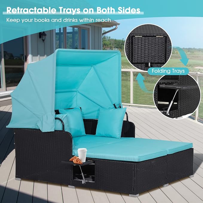 RELAX4LIFE Patio Outdoor Daybed - Image 6