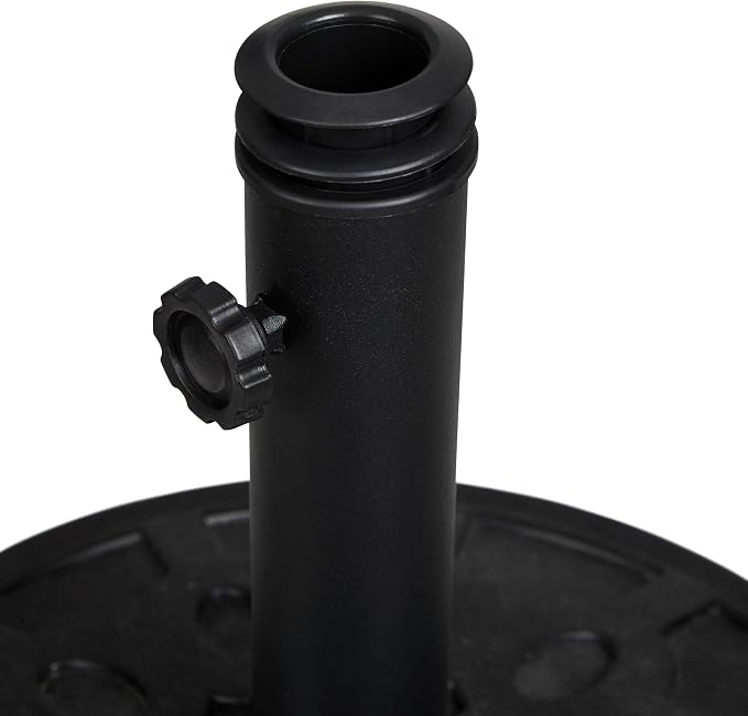 Backyard Expressions 20 lb Round Patio Umbrella Base – Heavy Duty Resin-Coated - Image 5