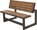 LIFETIME 60054 Convertible Bench / Table, Faux Wood Construction by Lifetime