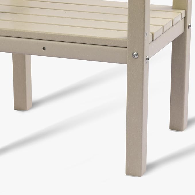 WestinTrends Malibu 36" Outdoor Adirondack HDPE 2-Tier Patio Side Table - Image 8