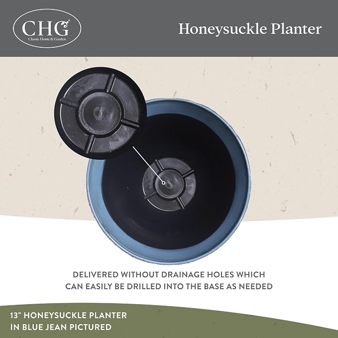 Classic Home and Garden Honeysuckle Resin Planters - Image 3