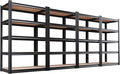 Set of 4 71"H-35"W Garage Shelving-2050LBS 5 Tier Storage Shelves, Adjustable by Unknown