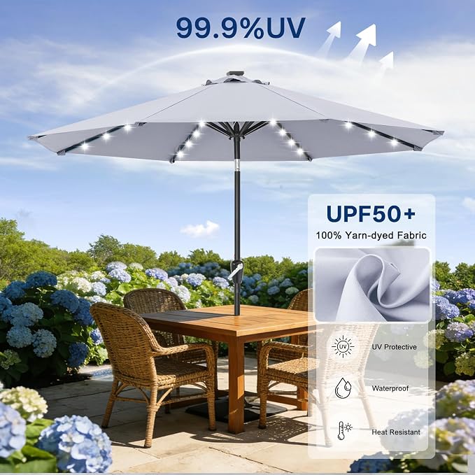 ABCCANOPY Durable Solar Led Patio Umbrellas - Image 5