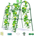Cucumber Trellis for Raised Bed, U-Shape Garden Arch Metal Support for Climbing by Laodier