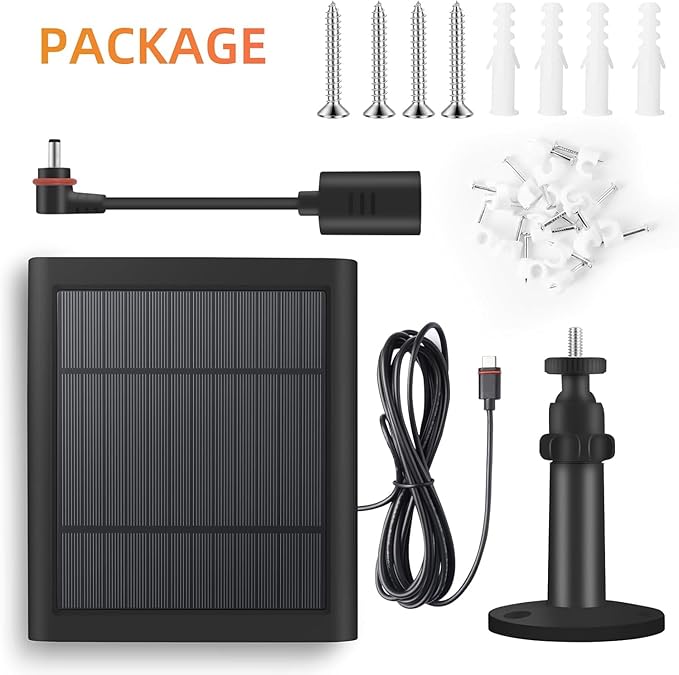 3 Pack 4W Solar Charger for Spotlight & Stick Up Outdoor Cam, High Efficiency - Image 3