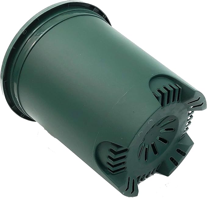3 Gallon 10-Pack Nursery Pot Green Plastic Planters - Image 4