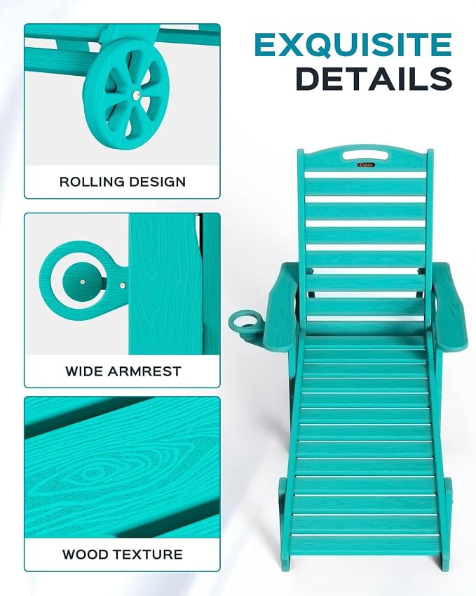 Lounge Chair Outdoor, Oversized Chaise Lounge Chair - Image 5
