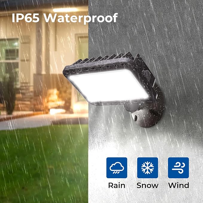 CINOTON 20W LED Flood Lights Outdoor, IP65 Waterproof Exterior Security Wall - Image 6
