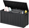 Outdoor Storage Box, Resin Deck Boxes Indoor and outdoor, Waterproof Storage by NBYSGO