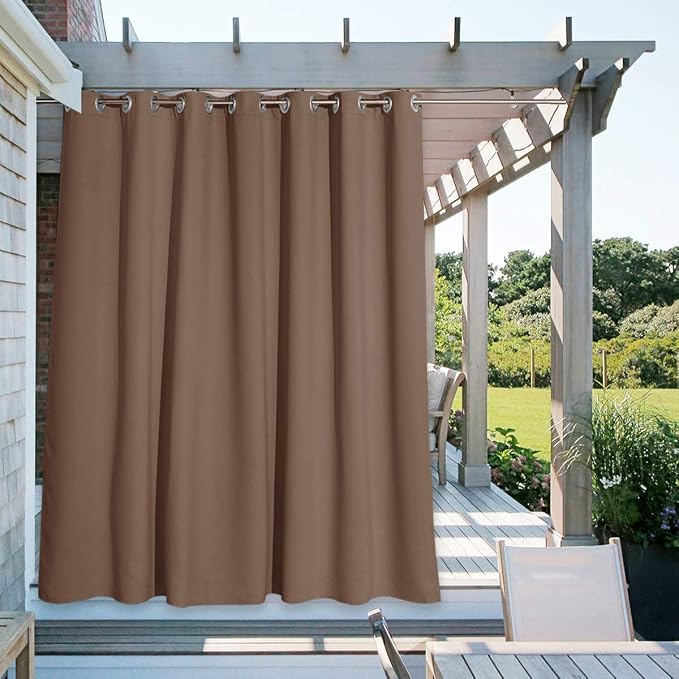 NICETOWN Sliding Door Curtain for Patio, Thermal Insulated Rustproof Grommet - Image 8