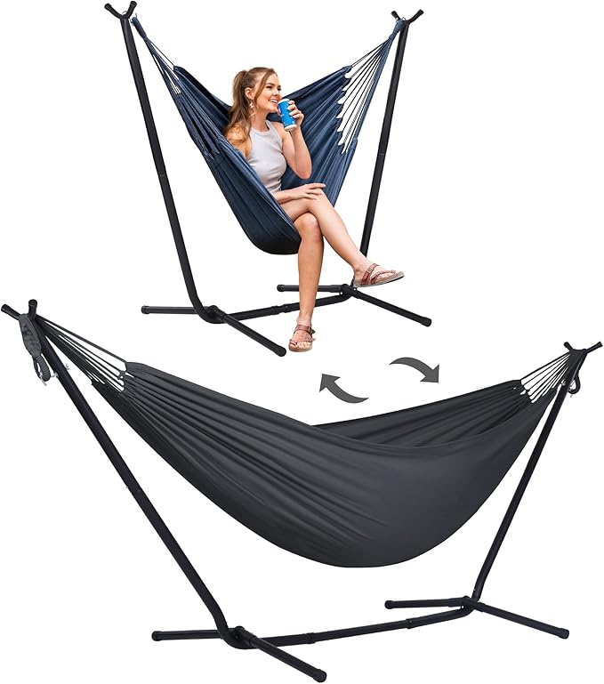 SUNCREAT 2-in-1 Hammocks Convertible Portable Double Hammock by SUNCREAT