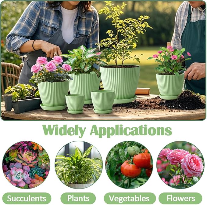 7.5/6.5/5.5/4.9/4.2/3.5 Inch Plant Pots - Image 2