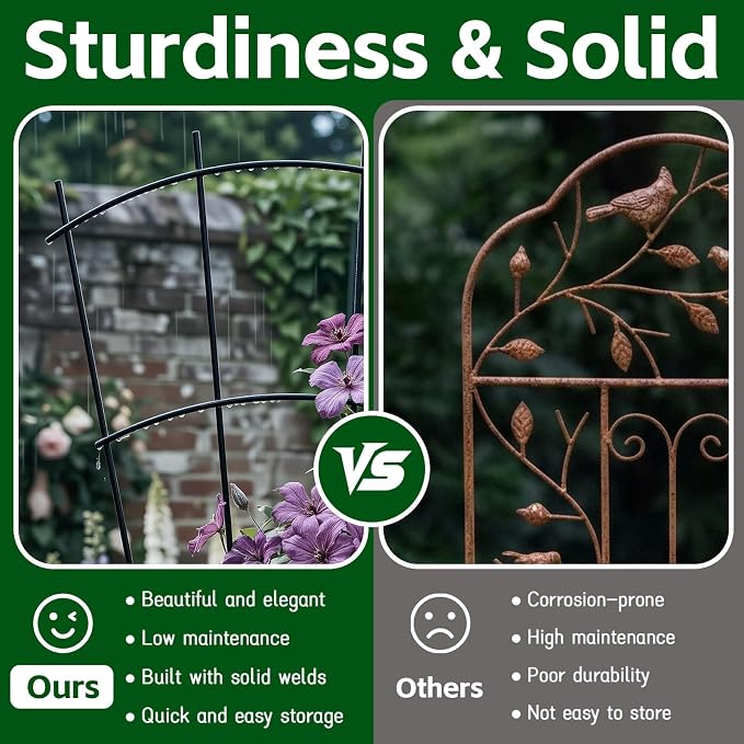 4 Pack 32'' Indoor Plant Trellis - Image 9