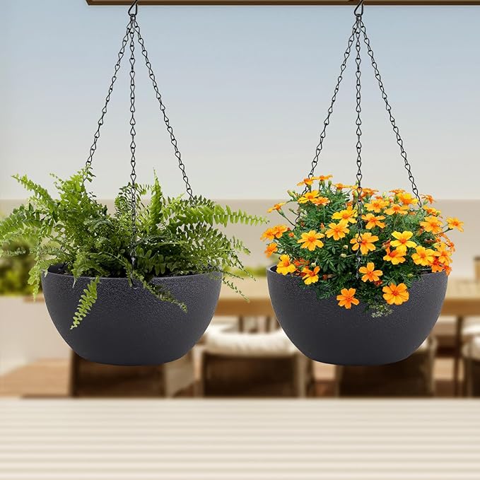 8 inch Small Hanging Planters Plant Pots - Image 6