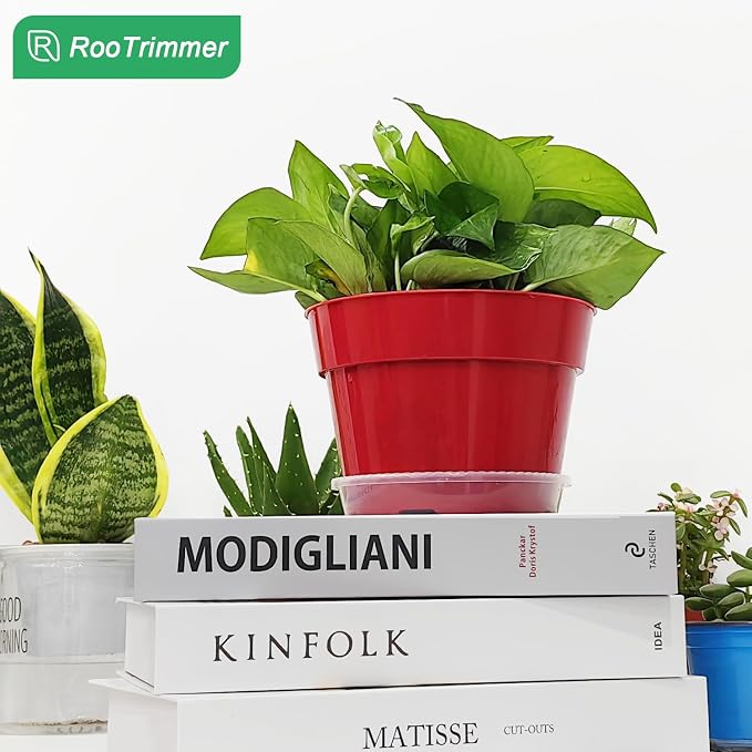 8 inch Plastic Flower Pots - Image 7