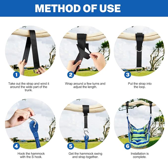 KPX Ourdoor Hanging Hammock Chair – Comfortable Tree Swing Chair Large Size - Image 4