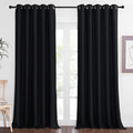 NICETOWN Black Out Living Room Curtain 118 inches Long, Grommet Thermal by NICETOWN