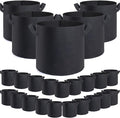 GROWTNT 5 Gallon Grow Bags 24 Pack, 5 Gallon Fabric Pots, Garden Bags to Grow by GROWTNTLLC