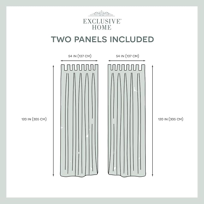 EXCLUSIVE HOME Cabana Solid Indoor/Outdoor Light Filtering Hook-and-Loop Tab - Image 4