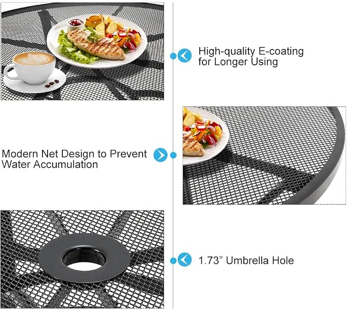 AECOJOY Outdoor Patio Dinning Table - Image 6