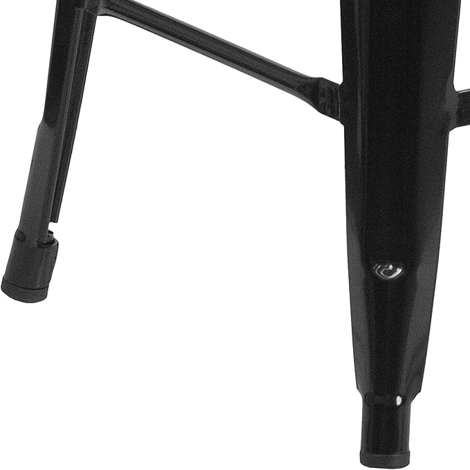 Flash Furniture 30"H Commercial Modern Metal Backless Barstool, Indoor/Outdoor - Image 5