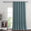 NICETOWN Greyish Blue Sliding Door Curtain by NICETOWN