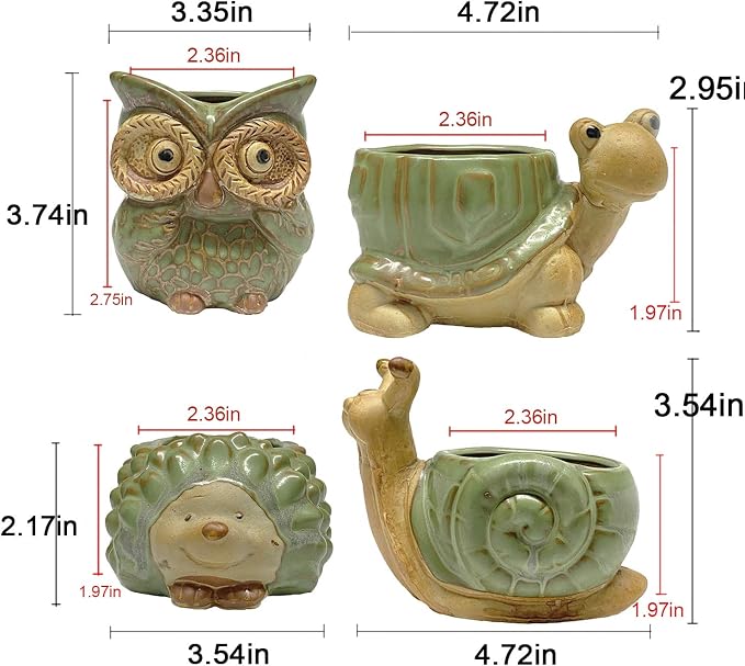 Small Ceramic Succulent Pot - Image 7