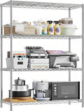 Xcity Storage Shelves, 4 Tier Heavy Duty Metal Shelving Unit by Unknown