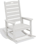 SERWALL HDPE Outdoor Rocking Chair, Oversized Rocking Chair by SERWALL