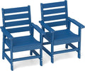 GREENVINES Outdoor Dining Chairs Set of 2 | HDPE | Patio Chair | All-Weather | by GreenVines