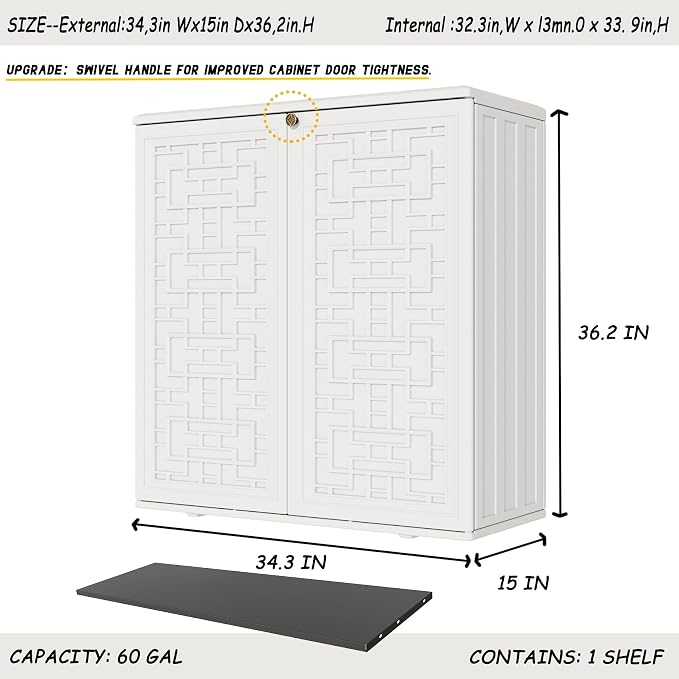 Indoor Outdoor Storage Cabinet Waterproof - Image 4
