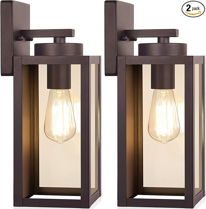 BesLowe Outdoor Wall Light Fixtures, Exterior Waterproof Wall Lanterns by BringYouBrightFuture