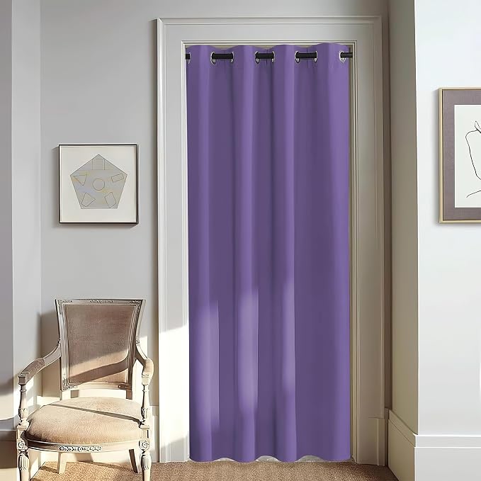 NICETOWN Door Curtain for Closet Doors 80 Inches Long 1 Panel, Room Divider by NICETOWN
